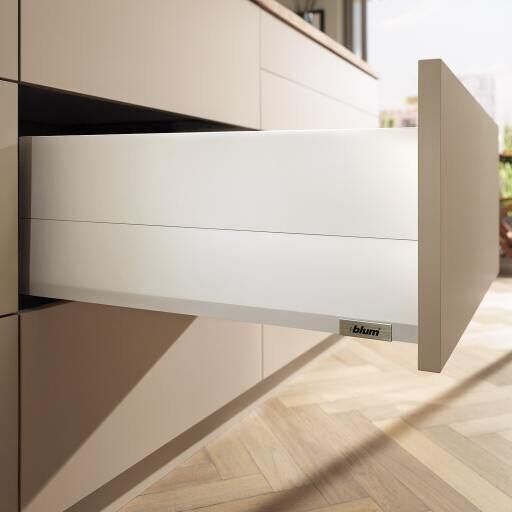 Blum Merivobox E Boxcap 70 Kg Blumotion İpek Beyazı