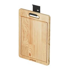 Unique Ahşap Kesme Tablası ve Askısı Antrasit