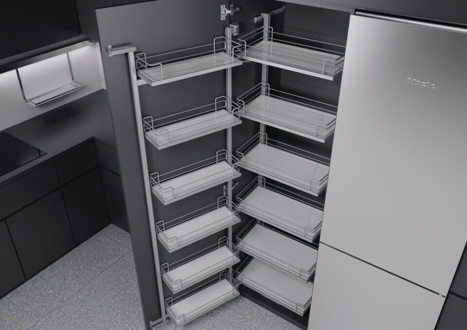 TANDEM III Arena CLASSIC Boy Kiler | 600 mm Dolap Genişliği Gümüş Gri