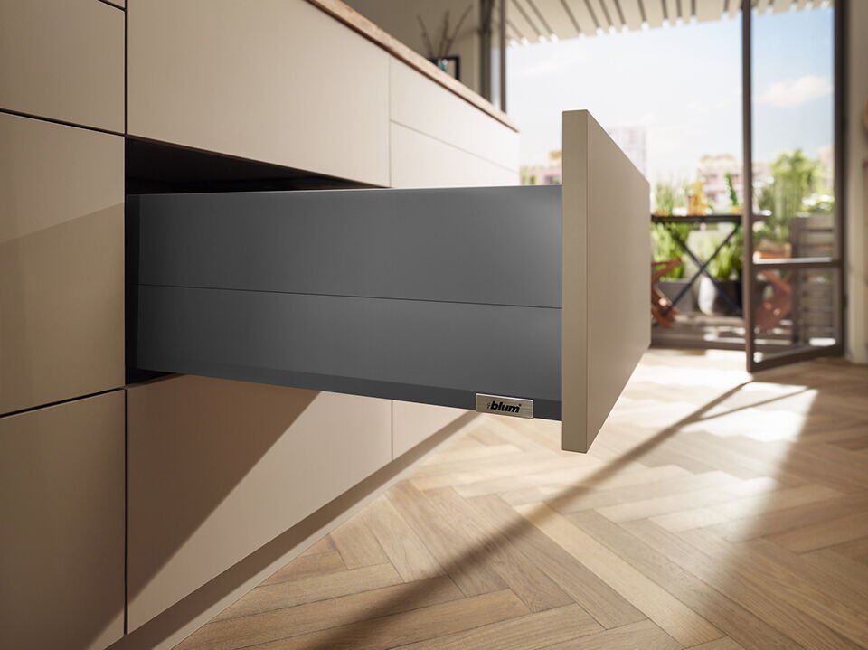 Blum Merivobox E Boxcap 70 Kg Blumotion Orion Gri