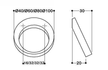 System 6530 Gold Renk Modern Kulp 60 mm (SY6530 0060 GL)