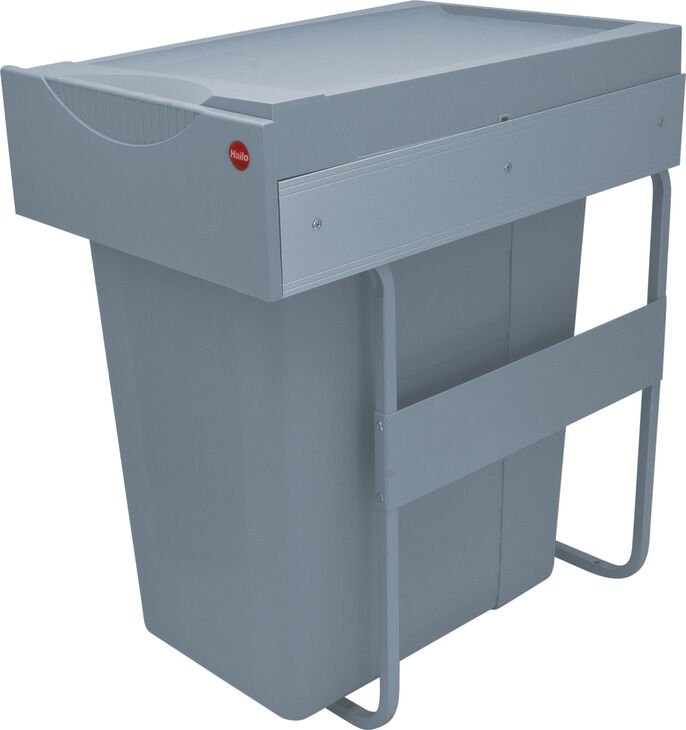 Häfele Hailo Easy Cargo 42 Litre Açık Gri Çöp Kutusu