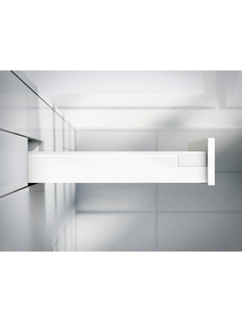 Blum Tandembox Antaro M Bordürsüz 30 Kg Blumotion İpek Beyazı