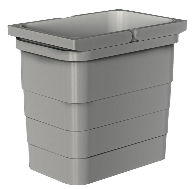 Yedek Çöp Kutusu 5.5Lt Kapasite (220 x 152 x 230 mm) Alüminyum Grisi