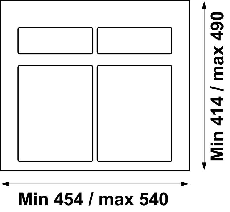 HÄFELE PREMIERE Çekmece İçi Çöp Kutusu 2x13 Lt | 600 mm Kapak Genişliği Beyaz