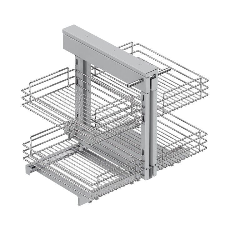 Bağımsız Körköşe Mekanizması Tel 450 mm Krom - Tel