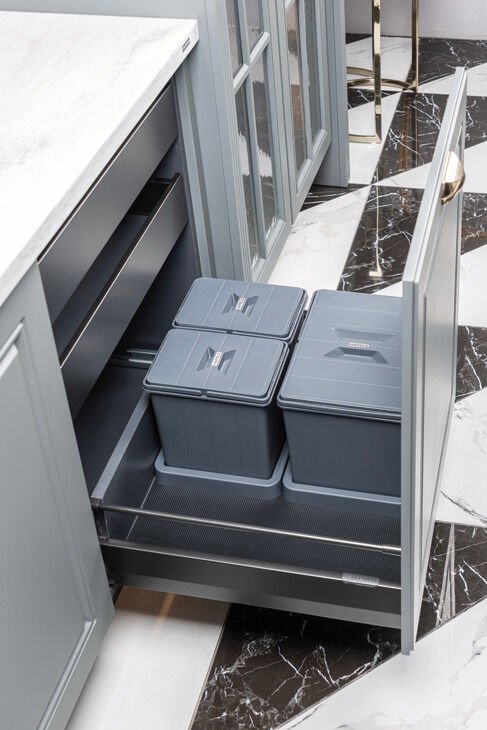 HÄFELE MIX Çekmece İçi Çöp Kutusu 6,5 Lt Antrasit