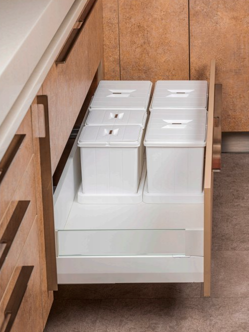 HÄFELE MIX Çekmece İçi Çöp Kutusu 6,5 Lt Beyaz