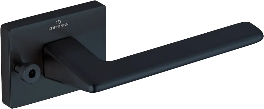 Çebi A5107 Vera Seri Pimli Kapı Kolu PC24 (Mat Siyah)