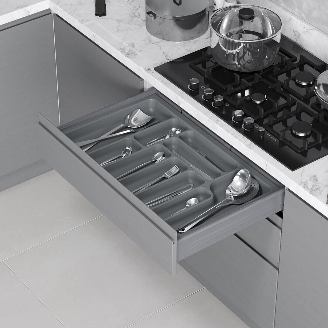 Plastik Kaşıklık 350 mm Gri