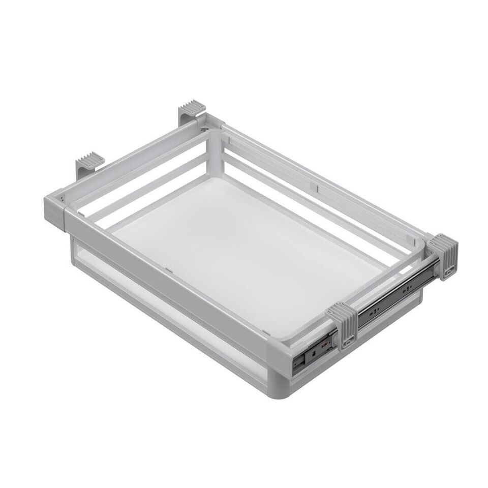 Teleskopik Raylı Alüminyum Çekmece 500 mm