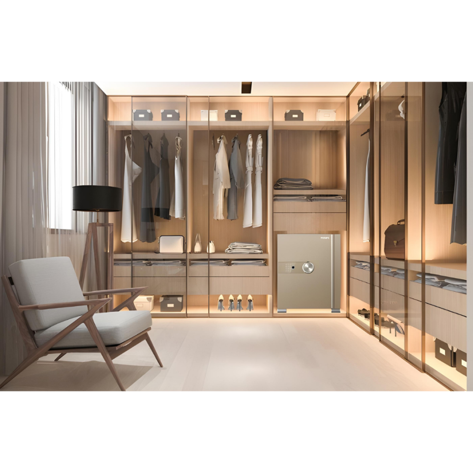 Philips Güvenlik Kasası SBX602 ALTIN - Büyük