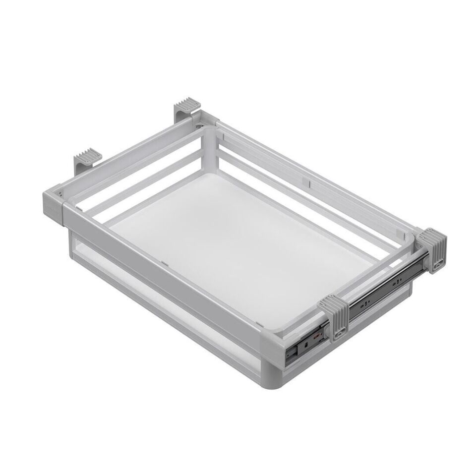 Teleskopik Raylı Alüminyum Çekmece 550 mm