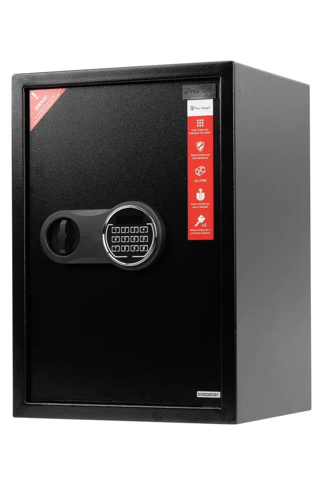 Das Siegel 50DSE Elektronik Şifreli ve Anahtarlı Çelik Kasa