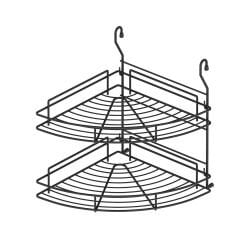 Klasik İki Raflı Köşe Sepeti