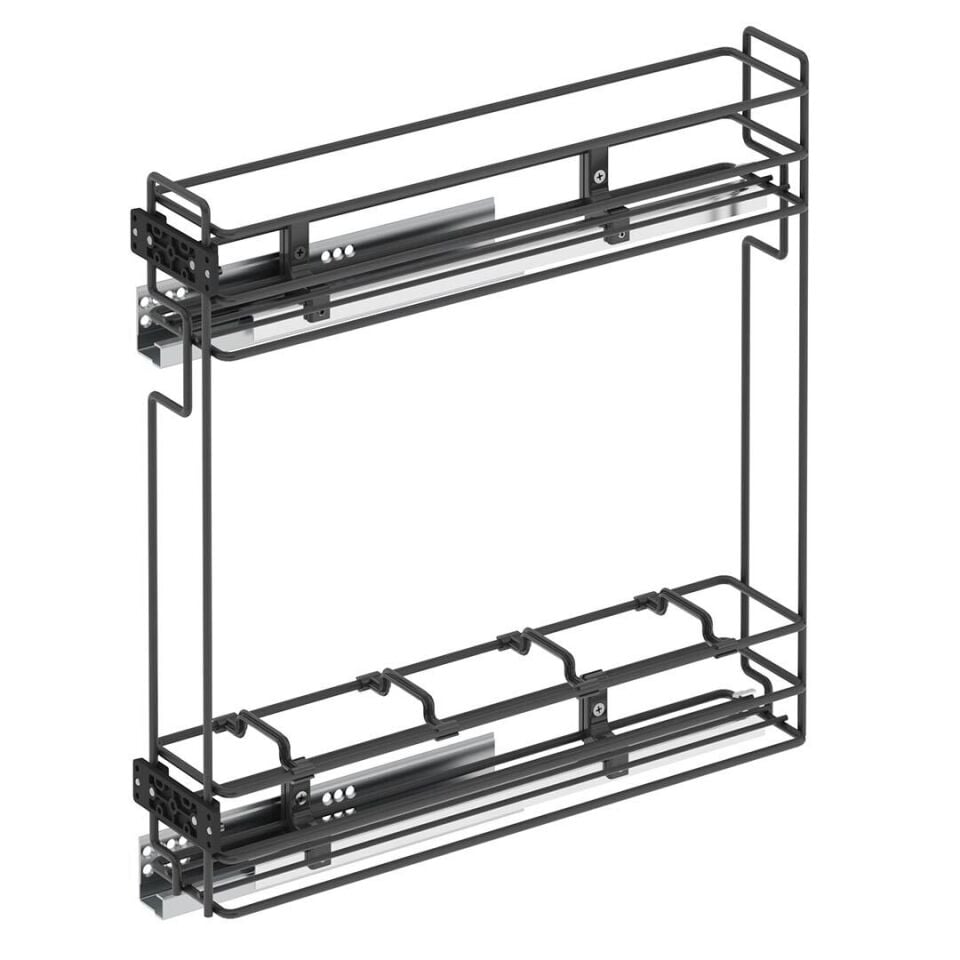 Gizli Raylı Şişelik (Tek Açılım) Tel 150 mm Sol