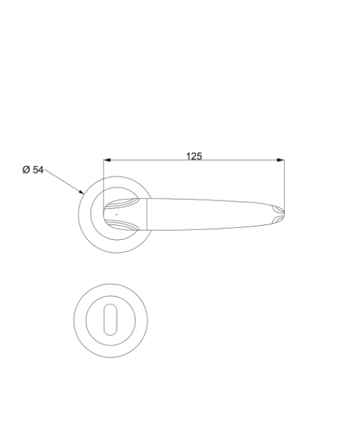 Rustik Rozetli Kapı 24 Ayar Altın Kaplama Oda