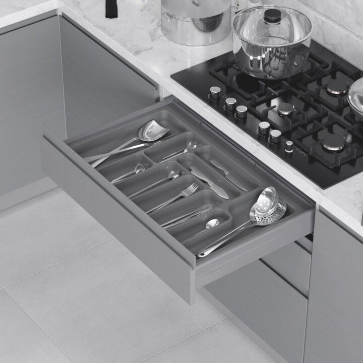 Plastik Kaşıklık 1100 mm Gri