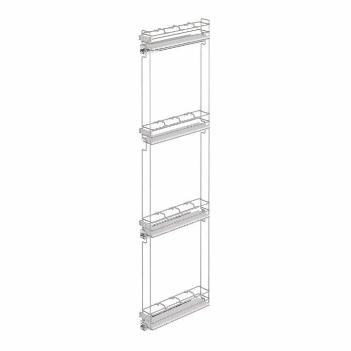 Starax 4 Sepetli Ahşap Tabanlı Şişelik | Çift Açılım | 15 cm Kapak Uyumlu