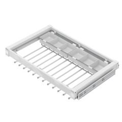 Gizli Raylı Alüminyum Fonksiyonel Pantolonluk 600 mm