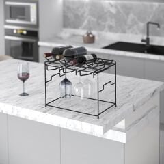 Kadeh Askılı Şişelik