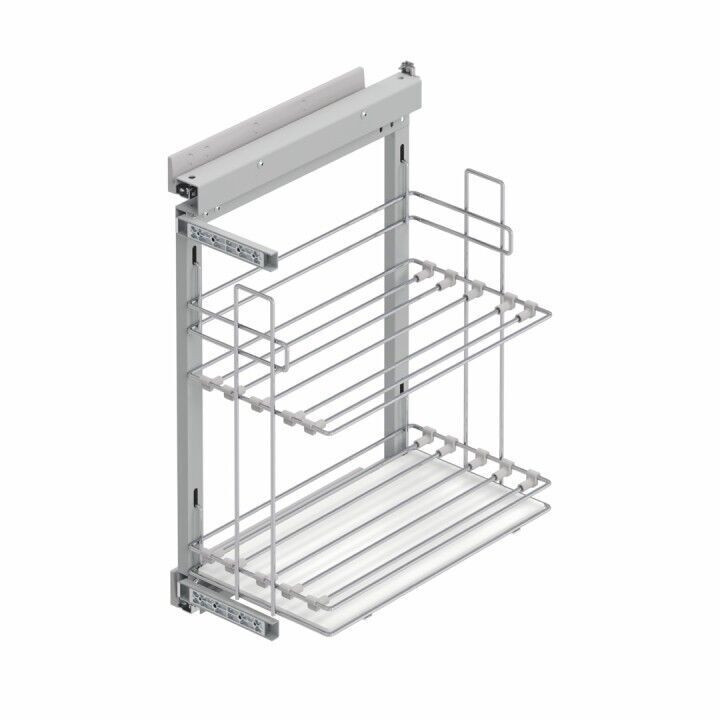 Yandan Gizli Raylı Tepsilik 300 mm Sol Krom