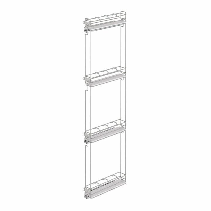 Starax 4 Sepetli Ahşap Tabanlı Şişelik | Çift Açılım | 20 cm Kapak Uyumlu