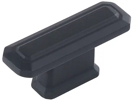 Çebi A4101 Serisi Düğme Mobilya Kulpu 16 mm PC24 (Mat Siyah)