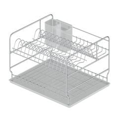 Setüstü Çatal-Kaşık Bölmeli Tabaklık-Bardaklık