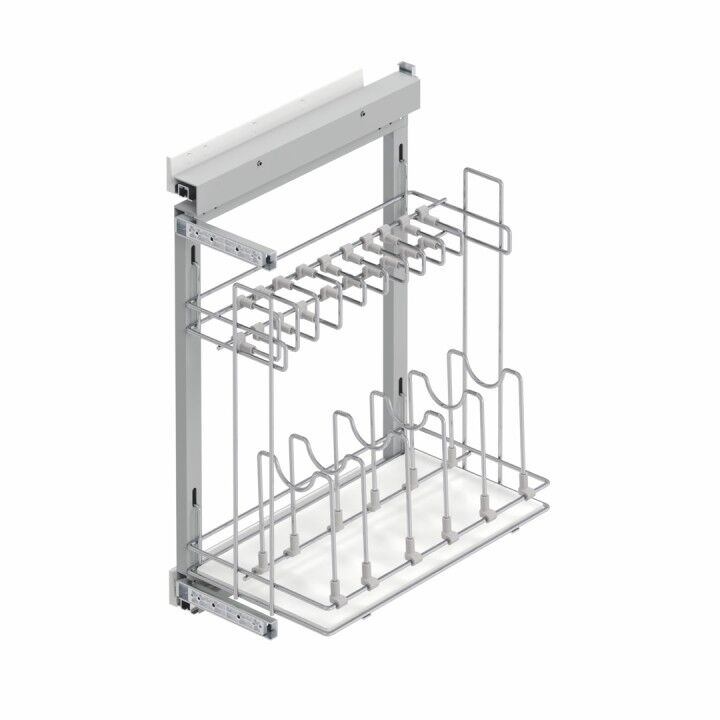 Yandan Gizli Raylı Tavalık 450 mm Sol Crom