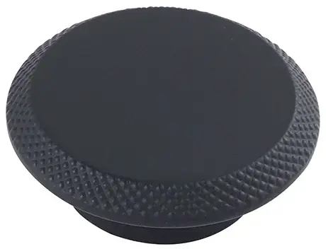 Çebi A4102 Serisi Düğme Mobilya Kulpu 45 mm PC24 (Mat Siyah)