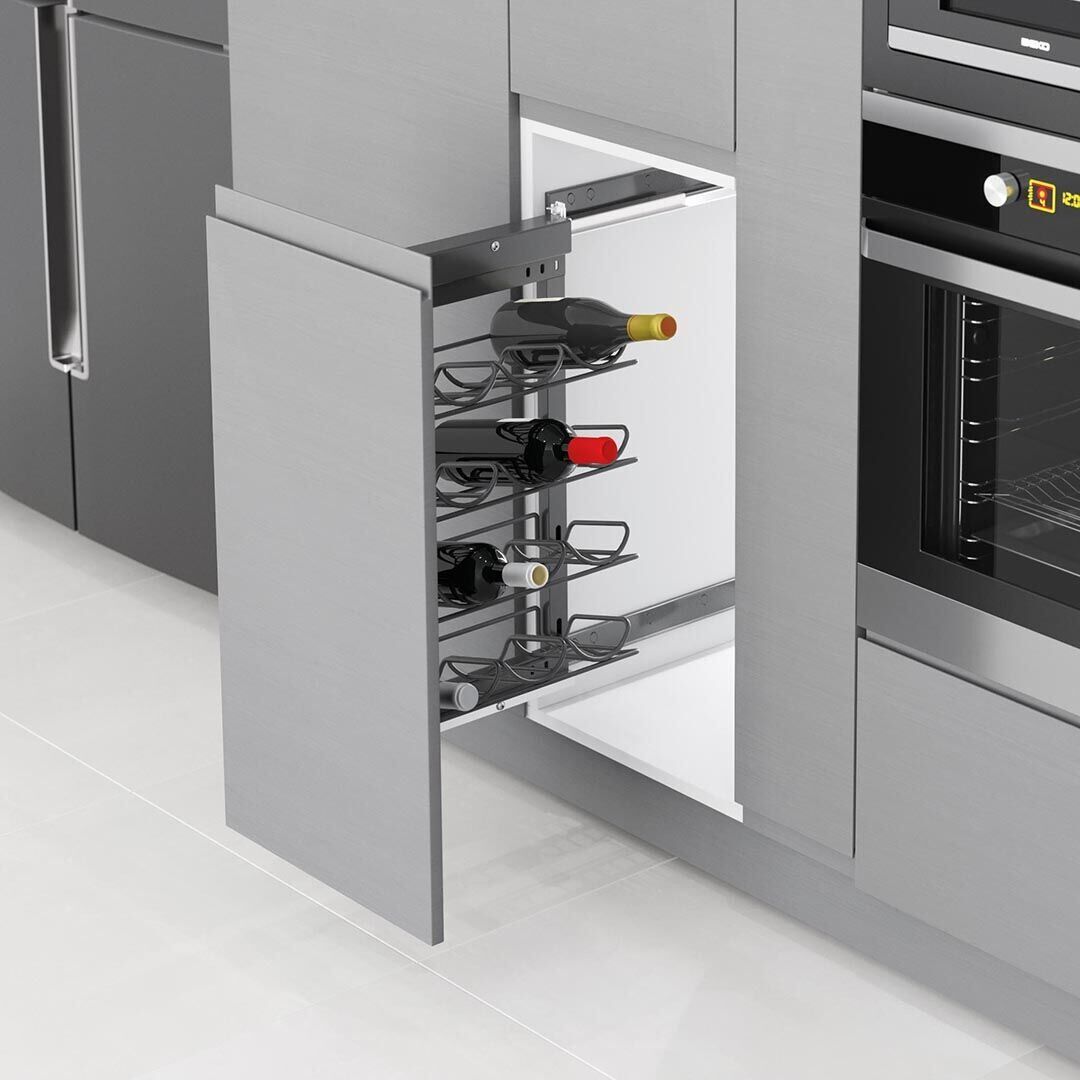 Yandan Gizli Raylı Şişe Ünitesi 260 mm Sağ