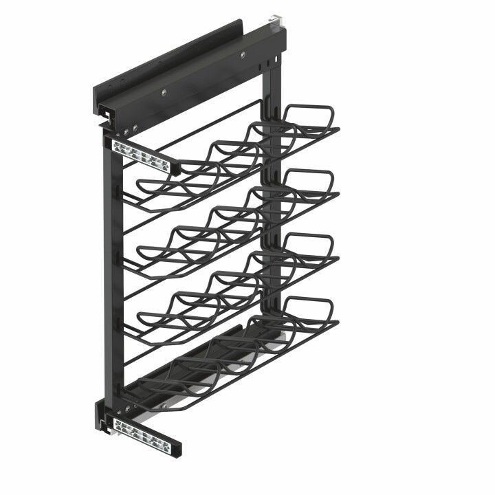 Starax Yandan Gizli Raylı Şişe Ünitesi | Sağ | 40 cm Kapak Uyumlu