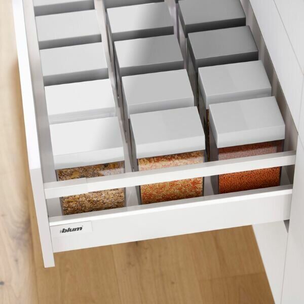 Blum Tandembox Antaro D Bordürlü 65 Kg Blumotion İpek Beyazı