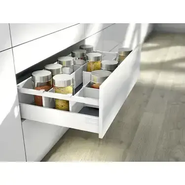 Blum Tandembox Antaro D Bordürlü 65 Kg Blumotion İpek Beyazı