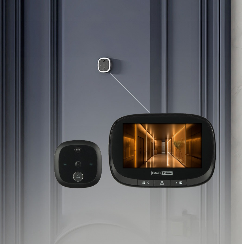 EmaksPrime Akıllı Kapı Ekranı DW6280 – Wifi Bağlantılı