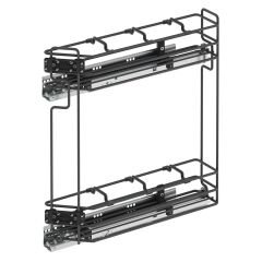 45 Derece Gizli Raylı Şişelik (Çift Açılım)