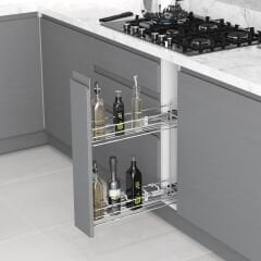 Yandan Teleskopik Raylı Şişelik Tel 150 mm