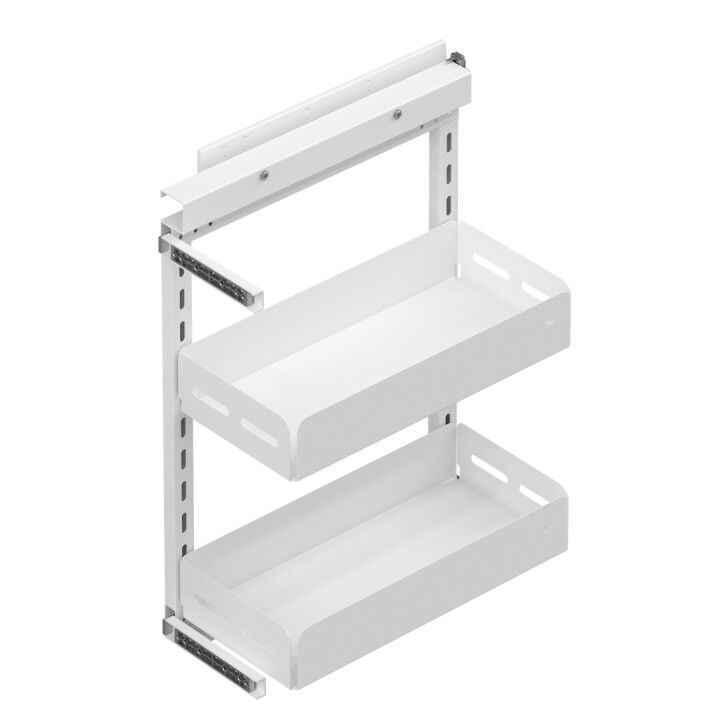 Unique Box Yandan Gizli Raylı Ünite (90 Derece) 305 mm Sağ White