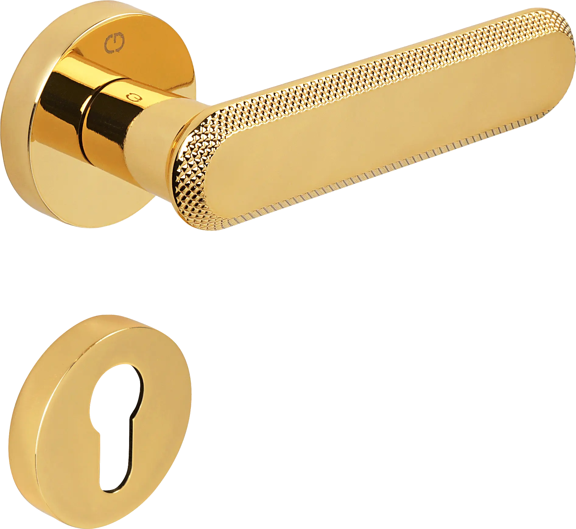 Çebi A5102 Nola Kapı Kolu MP11 (Parlak Altın) - Yale