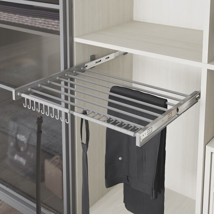 Plastik Kapaklı Teleskopik Raylı Pantolonluk 600 mm