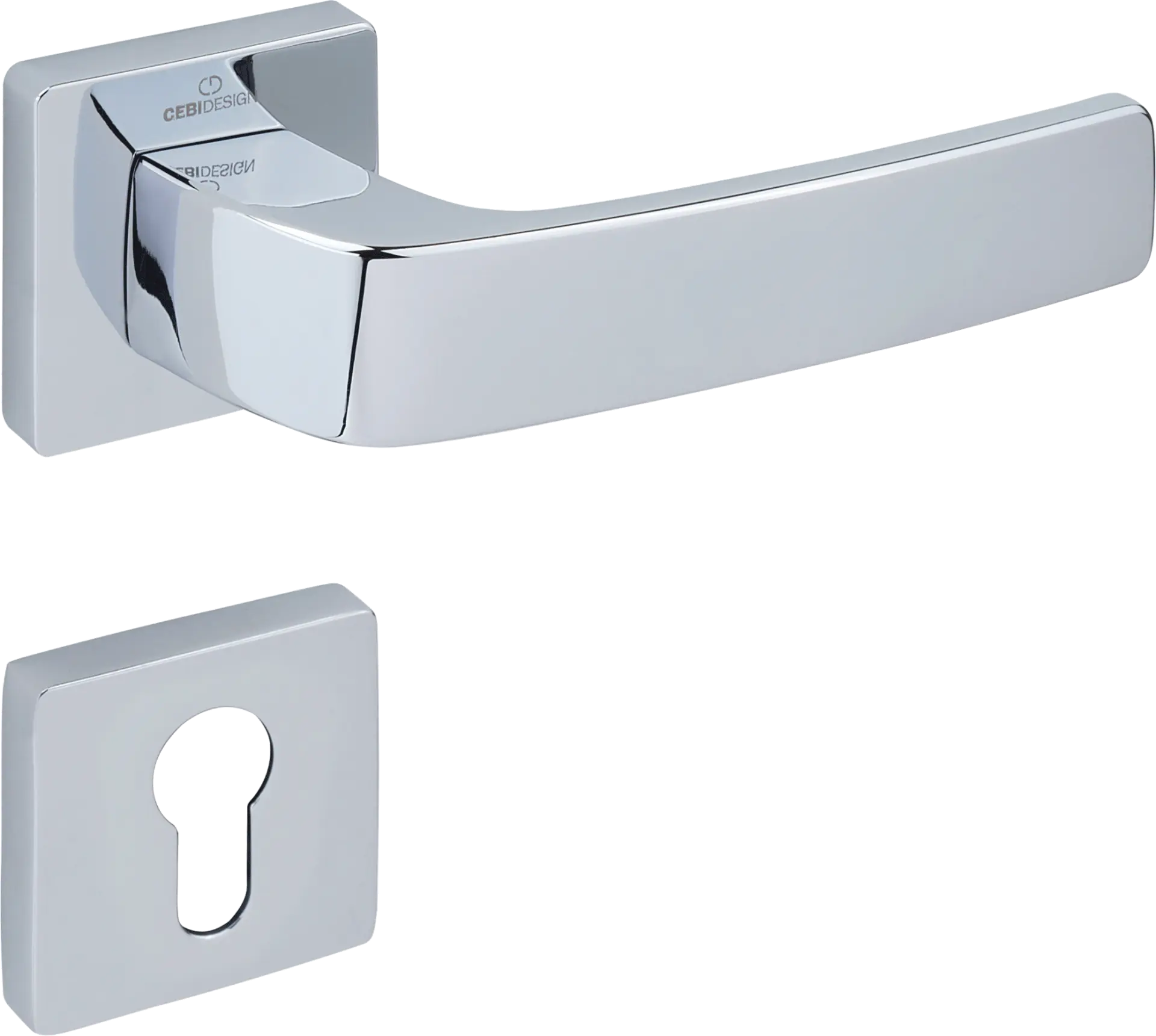 Çebi A5191 Chi Kapı Kolu MP02 (Parlak Krom) - Yale