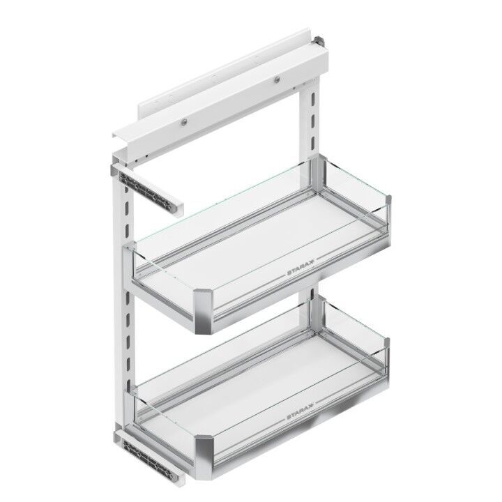 Premium Yandan Gizli Raylı Ünite (90 Derece) 205 mm Sağ