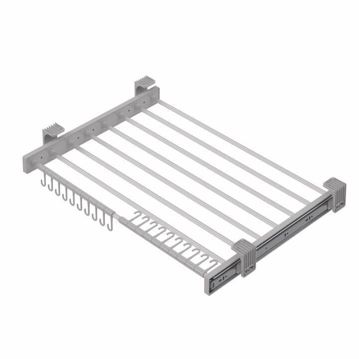 Plastik Kapaklı Teleskopik Raylı Pantolonluk 700 mm