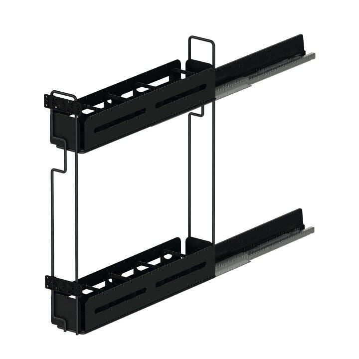 Unique Box Kaymaz Yüzeyli Şişelik Çift Açılım Sağ Antrasit - Unique Box