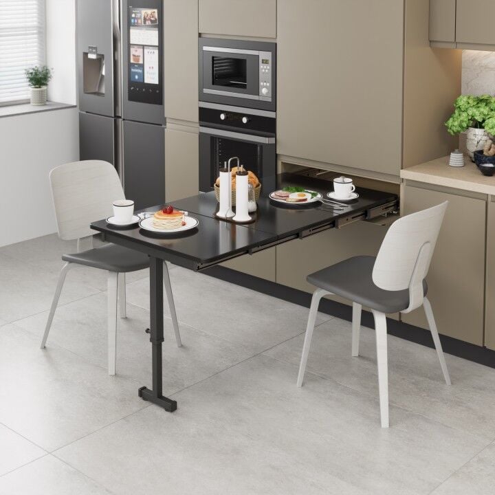 Starax Ayaklı Katlanır Masa Mekanizması 600 mm - Antrasit