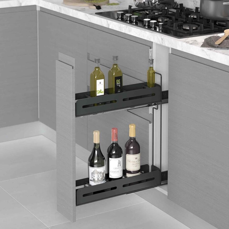 Unique Box Kaymaz Yüzeyli Şişelik Çift Açılım Sol