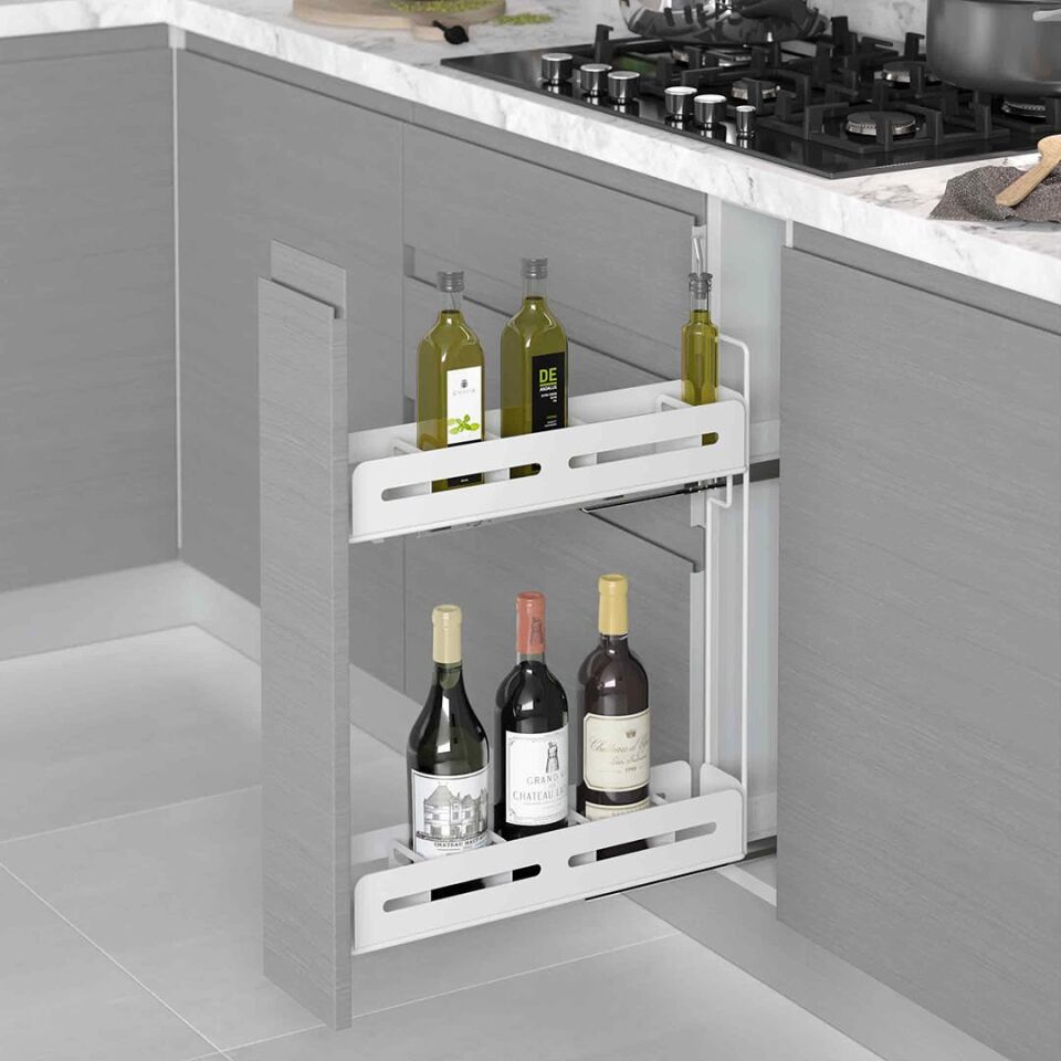 Unique Box Kaymaz Yüzeyli Şişelik Çift Açılım Sol