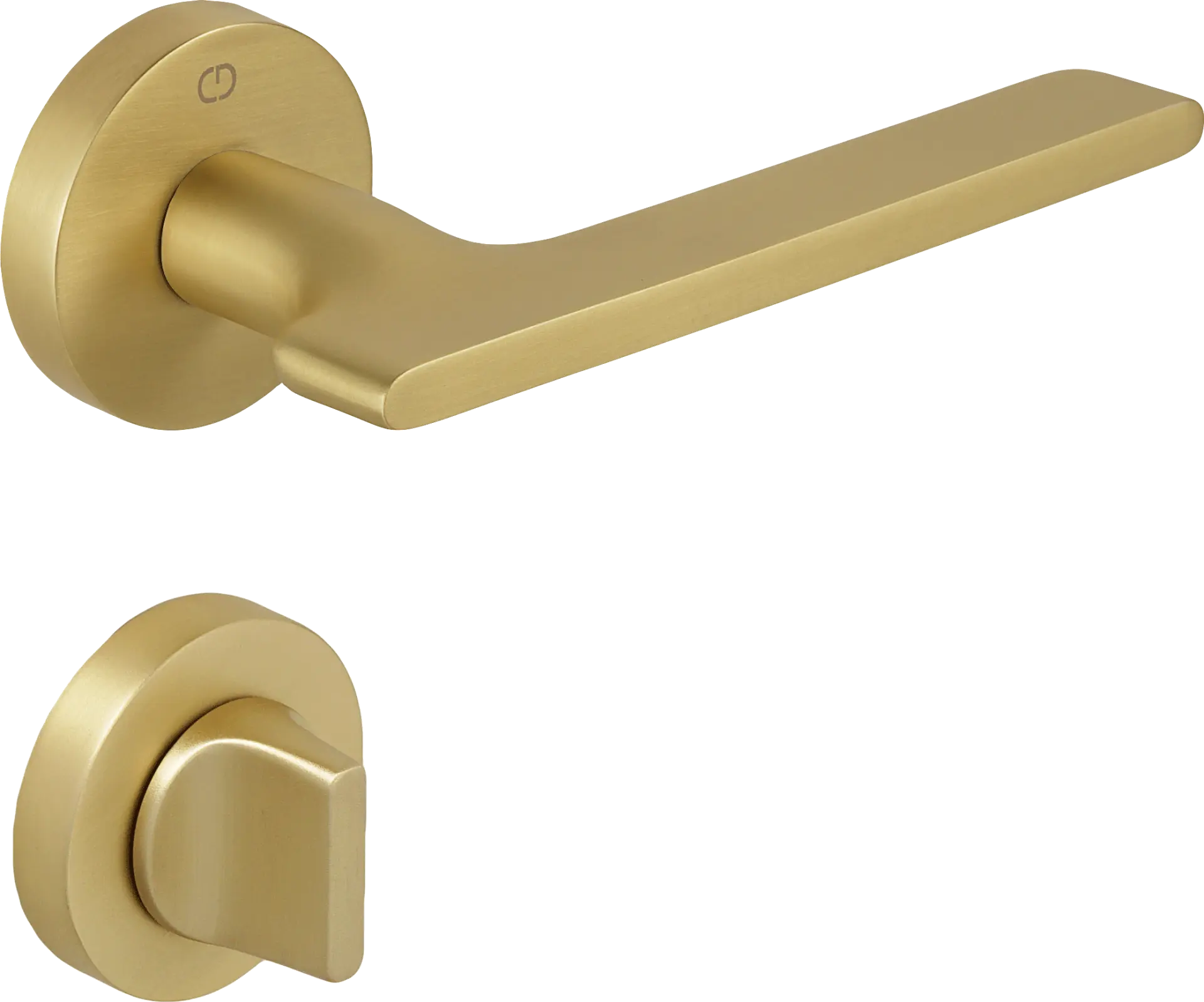 Çebi A5103 Mira Kapı Kolu PC35 (Mat Pirinç) - WC