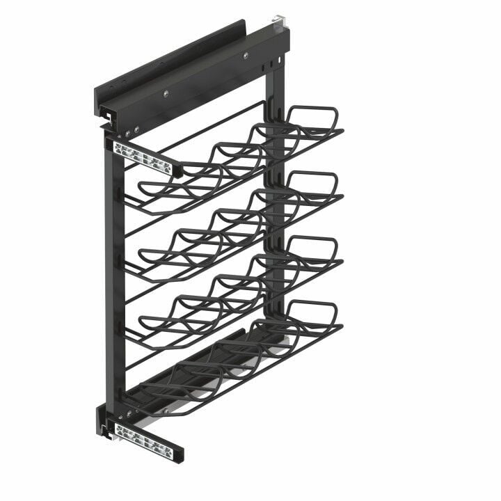 Starax Yandan Gizli Raylı Şişe Ünitesi | Sol | 40 cm Kapak Uyumlu